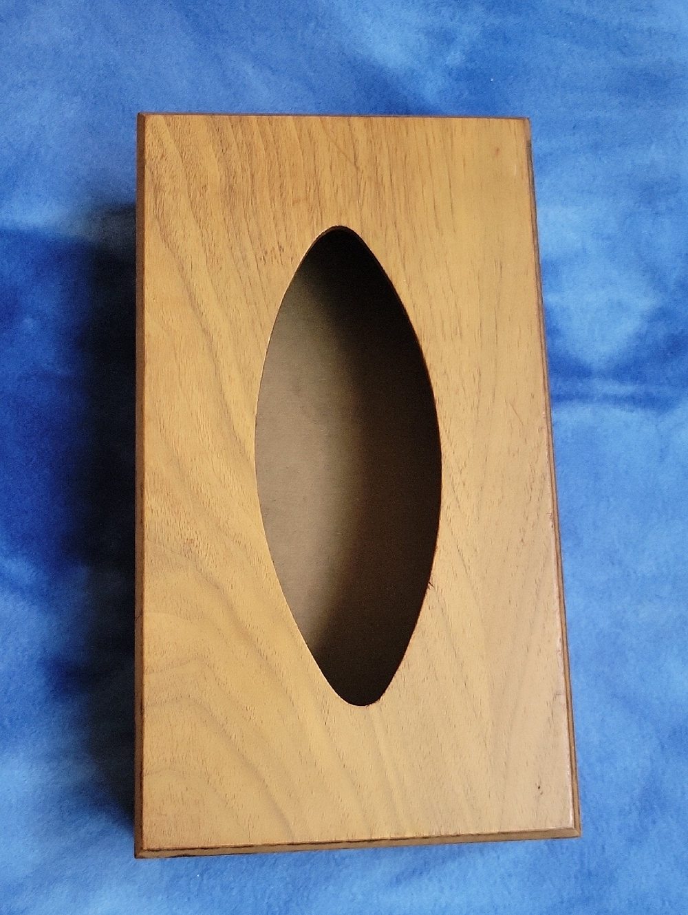 Walnut Wood Tissue Holder By National Products Louisville, Arkansas